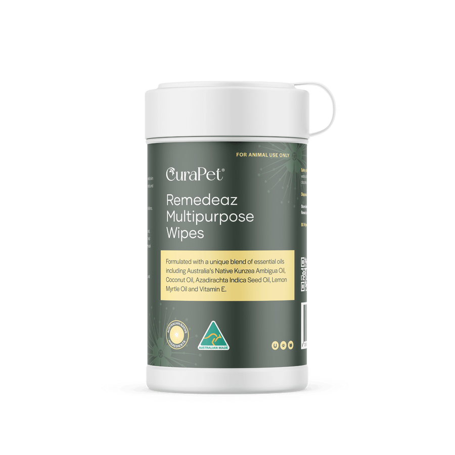 CuraPet® Remedeaz Multipurpose Wipes - 80 pack